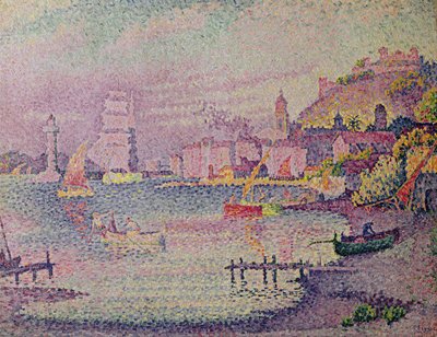 Verlassen des Hafens von Saint-Tropez, 1902 von Paul Signac